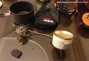 MSR Quick 2 Camping cookware.