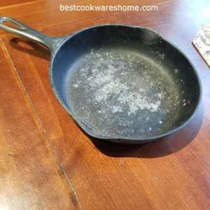 scratched nonstick pan